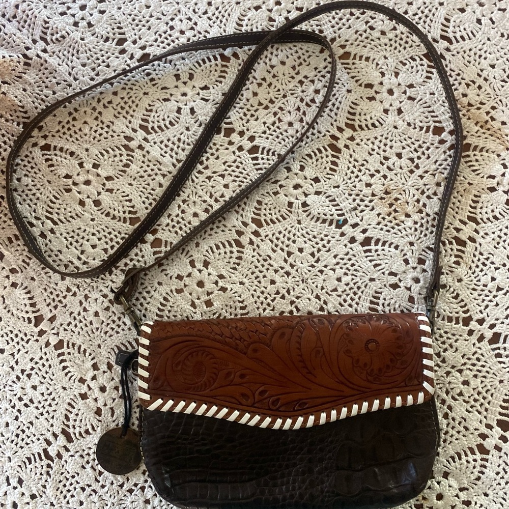 Myra Two-Tone Crossbody Bag
